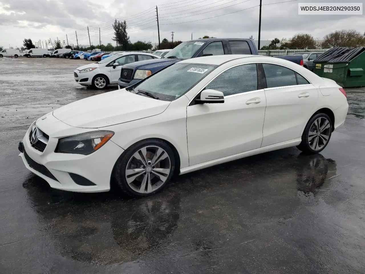 2016 Mercedes-Benz Cla 250 VIN: WDDSJ4EB2GN290350 Lot: 51801635