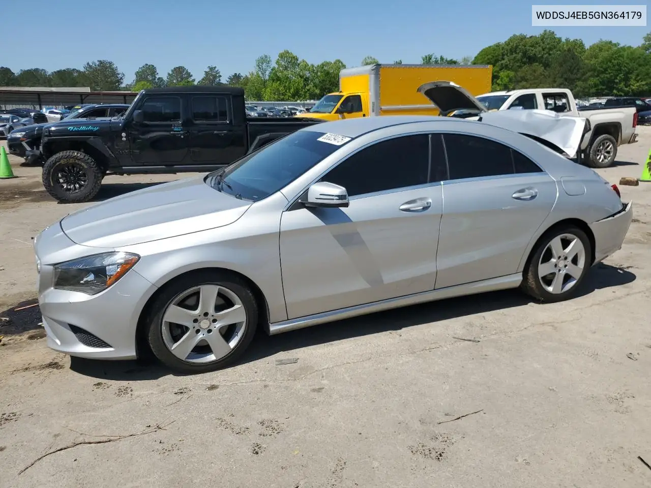 2016 Mercedes-Benz Cla 250 VIN: WDDSJ4EB5GN364179 Lot: 53029475