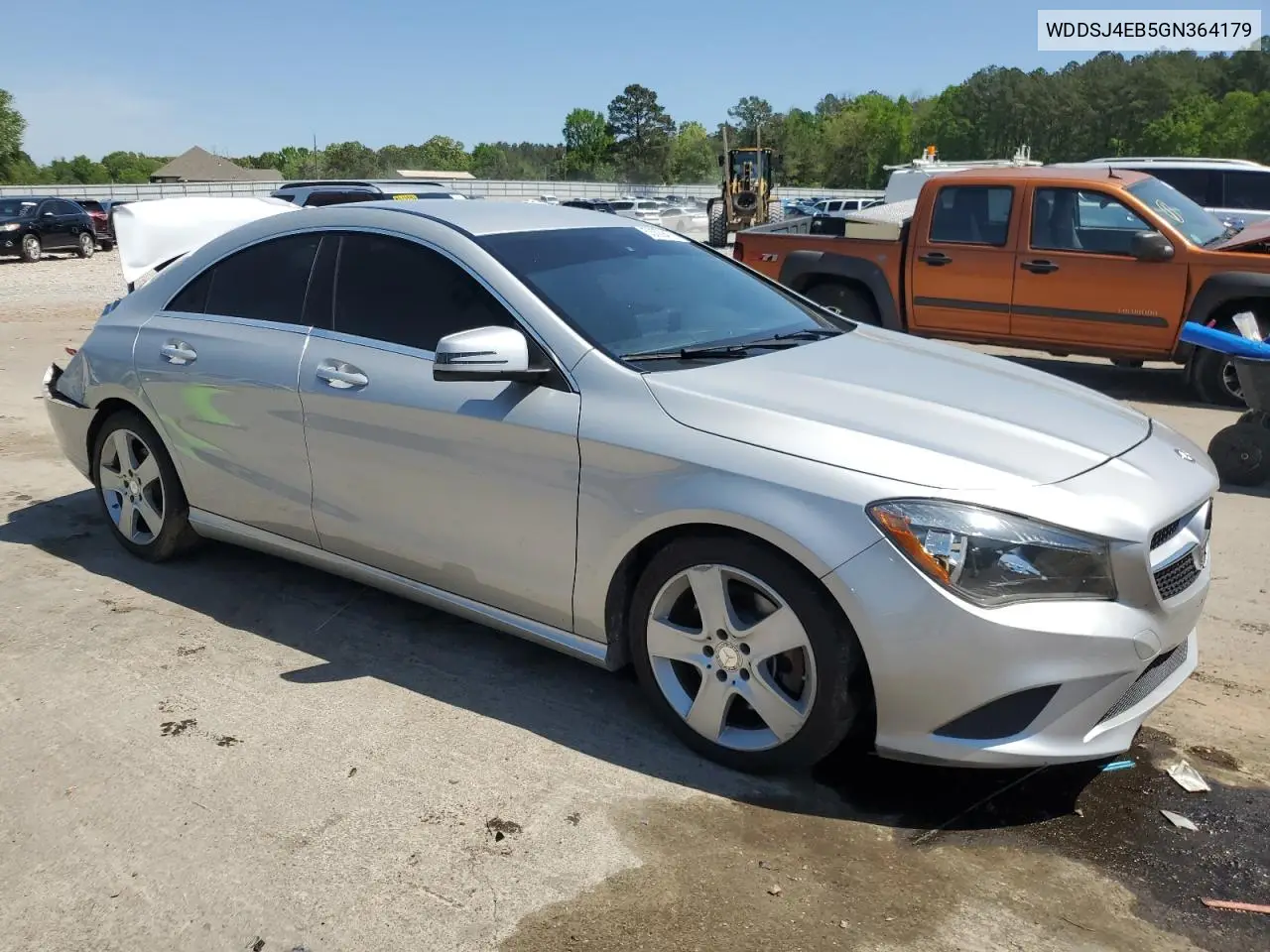 2016 Mercedes-Benz Cla 250 VIN: WDDSJ4EB5GN364179 Lot: 53029475