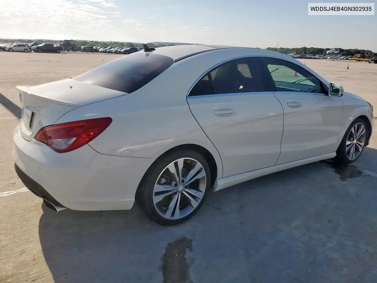 2016 Mercedes-Benz Cla 250 VIN: WDDSJ4EB4GN302935 Lot: 56398675