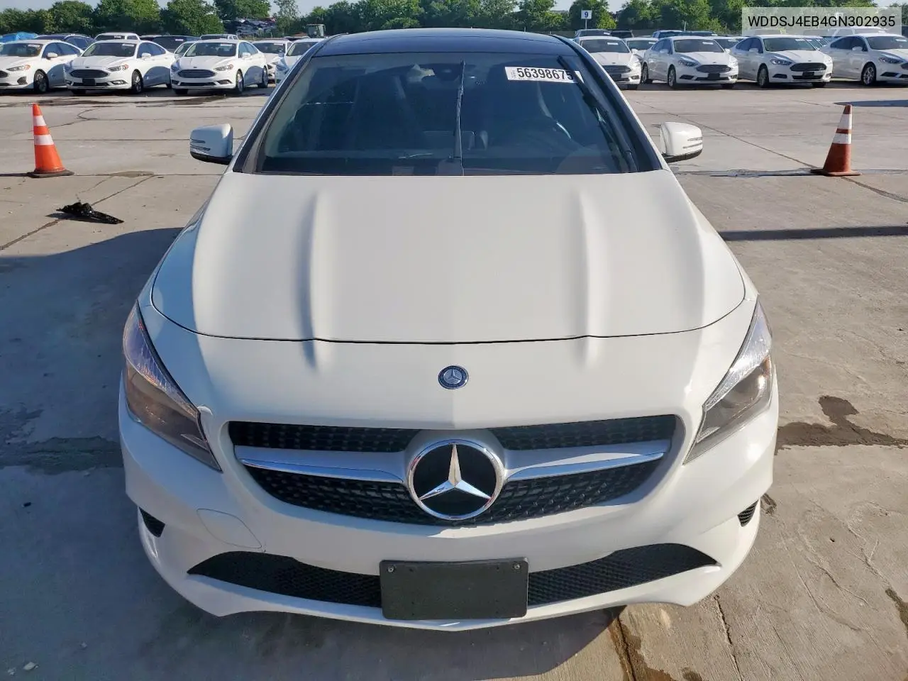 2016 Mercedes-Benz Cla 250 VIN: WDDSJ4EB4GN302935 Lot: 56398675