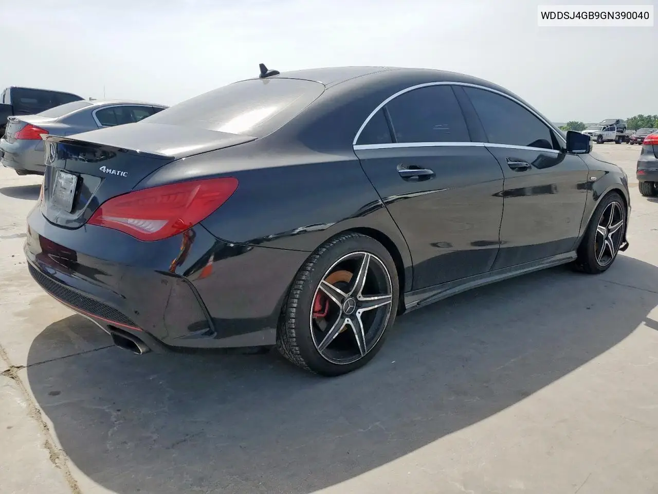 2016 Mercedes-Benz Cla 250 4Matic VIN: WDDSJ4GB9GN390040 Lot: 56419625