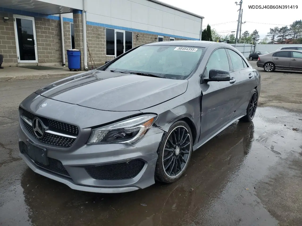 2016 Mercedes-Benz Cla 250 4Matic VIN: WDDSJ4GB6GN391419 Lot: 56464355