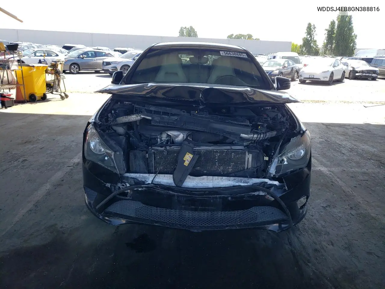 2016 Mercedes-Benz Cla 250 VIN: WDDSJ4EB8GN388816 Lot: 56638885