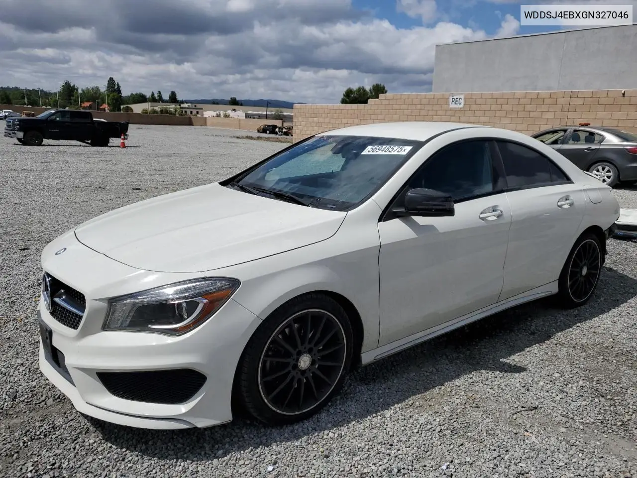 2016 Mercedes-Benz Cla 250 VIN: WDDSJ4EBXGN327046 Lot: 56948575