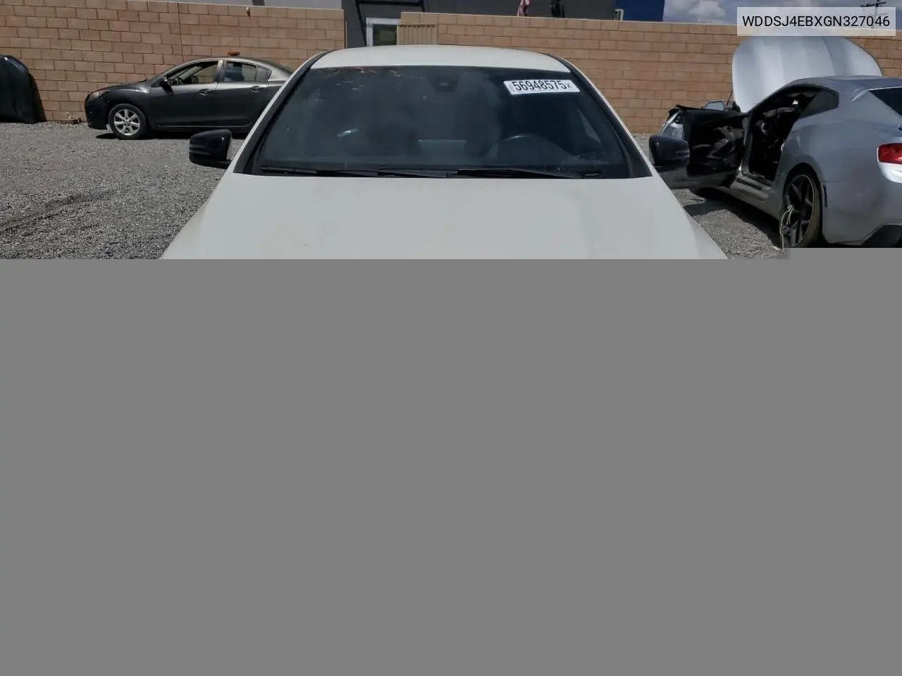 2016 Mercedes-Benz Cla 250 VIN: WDDSJ4EBXGN327046 Lot: 56948575