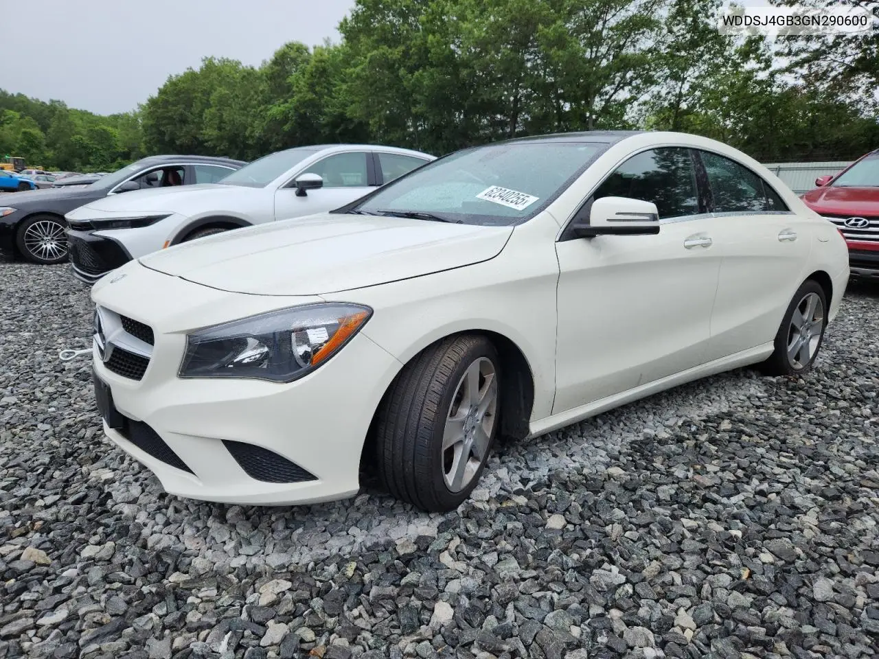 2016 Mercedes-Benz Cla 250 4Matic VIN: WDDSJ4GB3GN290600 Lot: 62340255