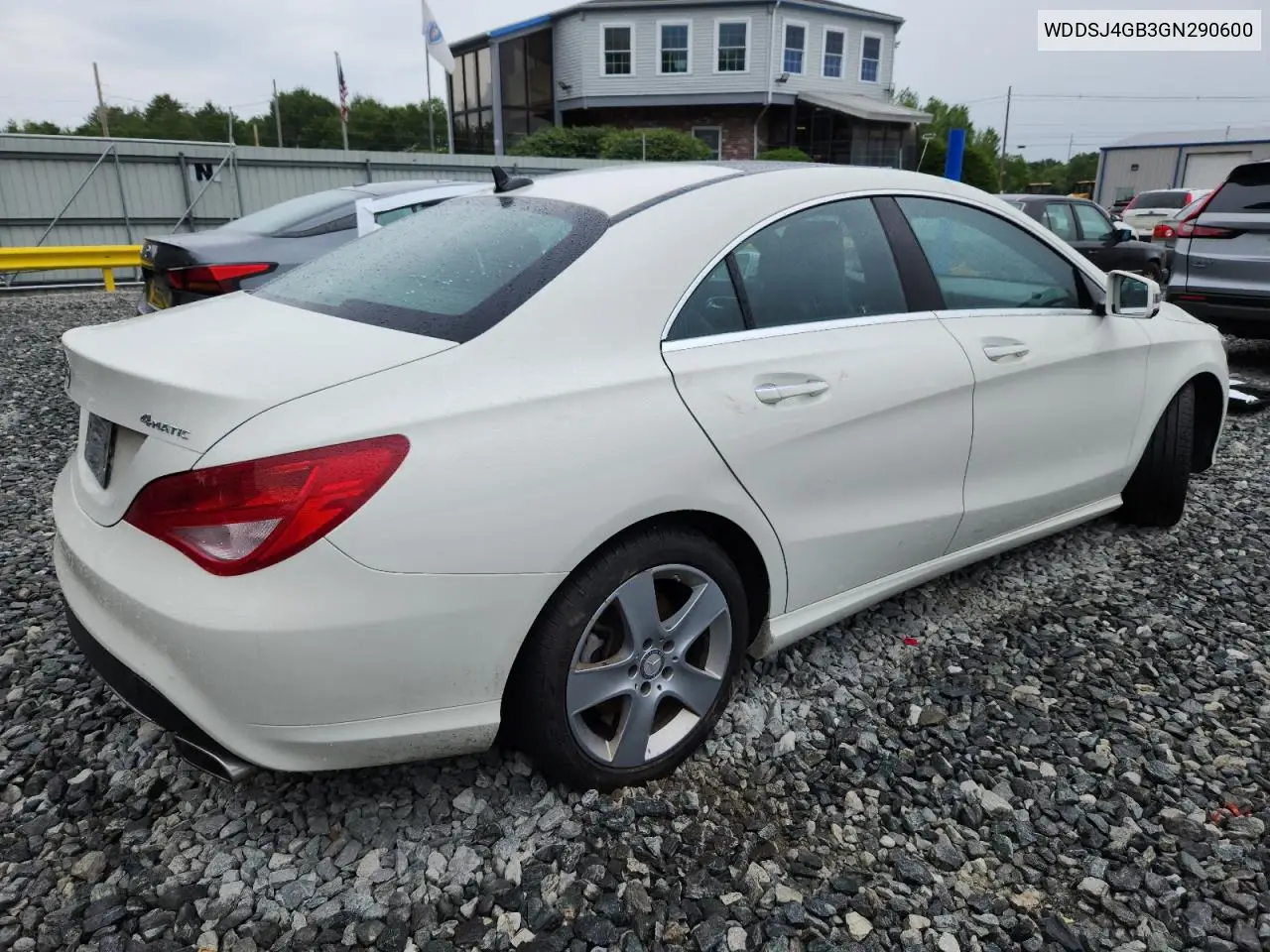 2016 Mercedes-Benz Cla 250 4Matic VIN: WDDSJ4GB3GN290600 Lot: 62340255