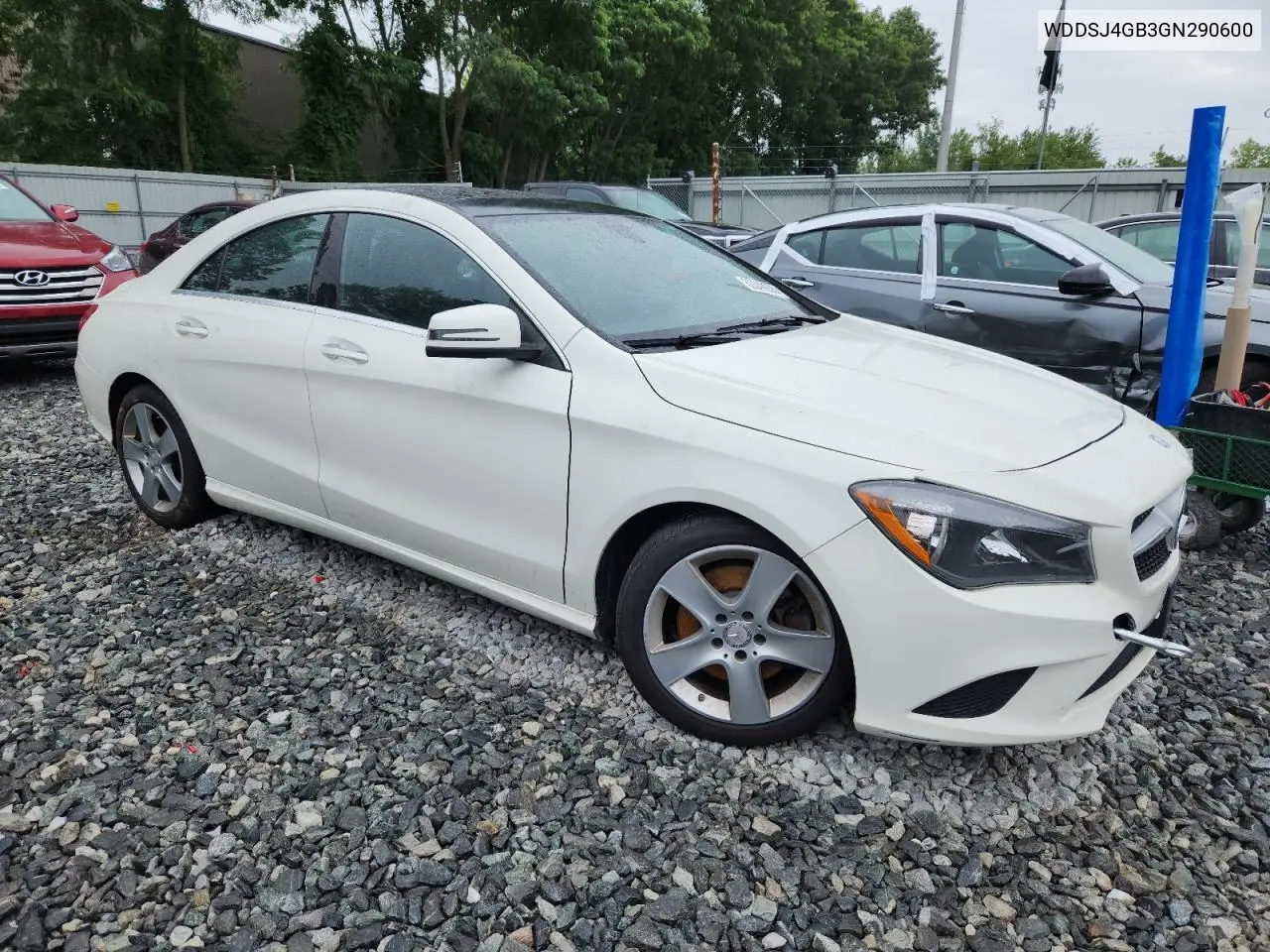 2016 Mercedes-Benz Cla 250 4Matic VIN: WDDSJ4GB3GN290600 Lot: 62340255