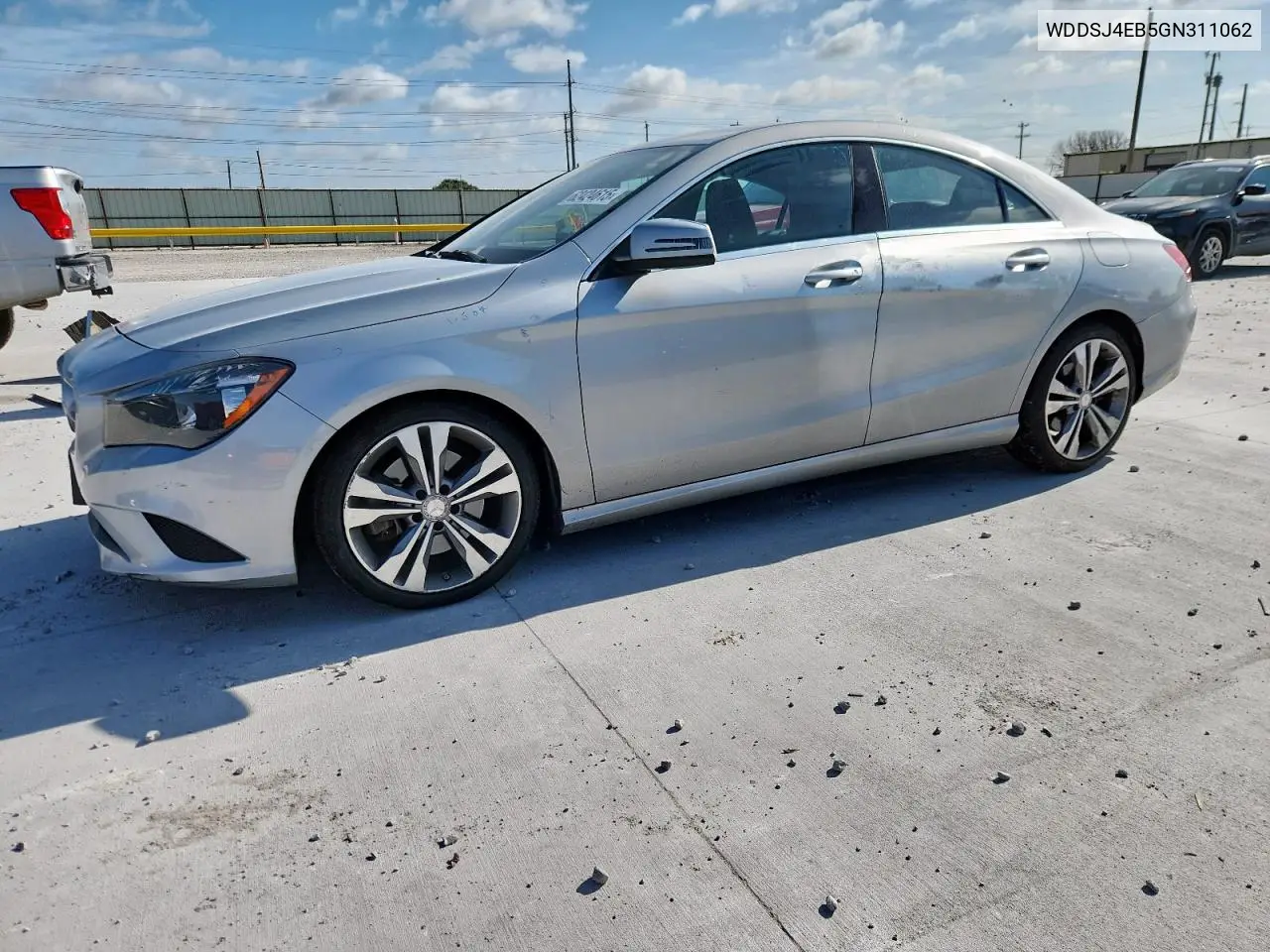 2016 Mercedes-Benz Cla 250 VIN: WDDSJ4EB5GN311062 Lot: 62424615