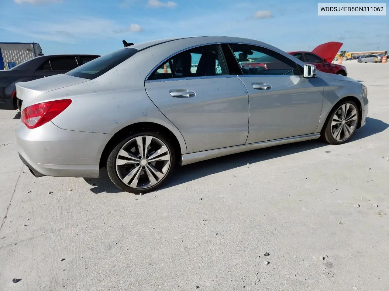 2016 Mercedes-Benz Cla 250 VIN: WDDSJ4EB5GN311062 Lot: 62424615