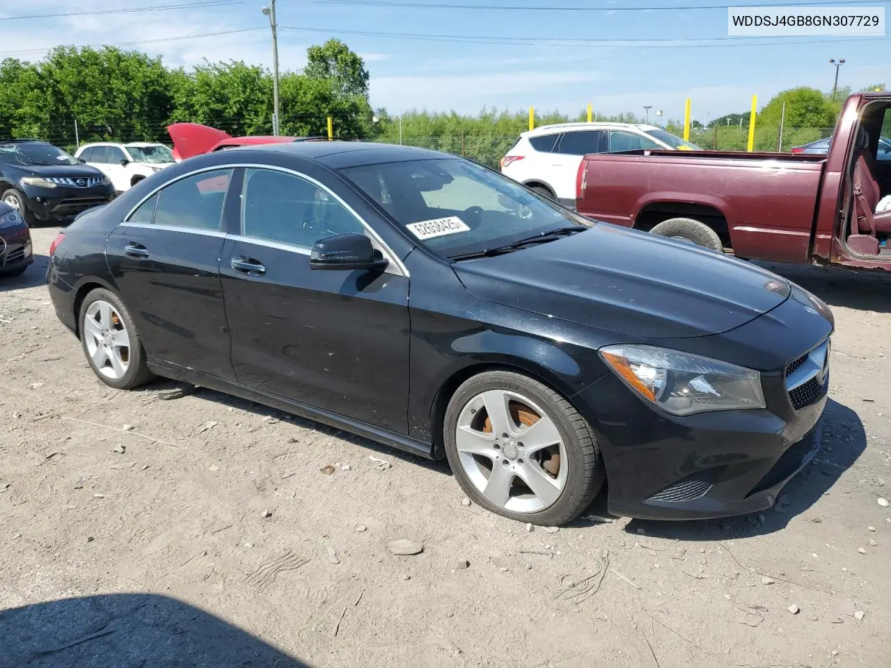 2016 Mercedes-Benz Cla 250 4Matic VIN: WDDSJ4GB8GN307729 Lot: 62658425