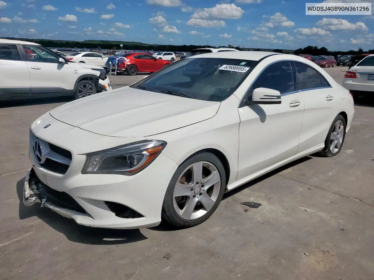 2016 Mercedes-Benz Cla 250 4Matic VIN: WDDSJ4GB9GN361296 Lot: 62688955