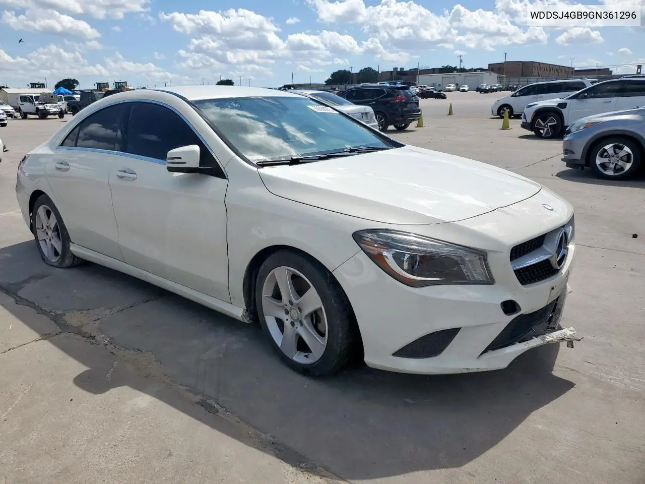 2016 Mercedes-Benz Cla 250 4Matic VIN: WDDSJ4GB9GN361296 Lot: 62688955