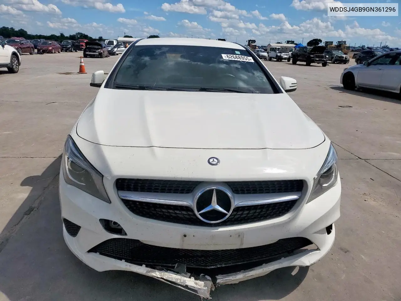 2016 Mercedes-Benz Cla 250 4Matic VIN: WDDSJ4GB9GN361296 Lot: 62688955