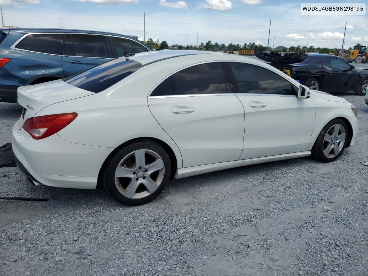 2016 Mercedes-Benz Cla 250 4Matic VIN: WDDSJ4GB5GN298195 Lot: 62691915