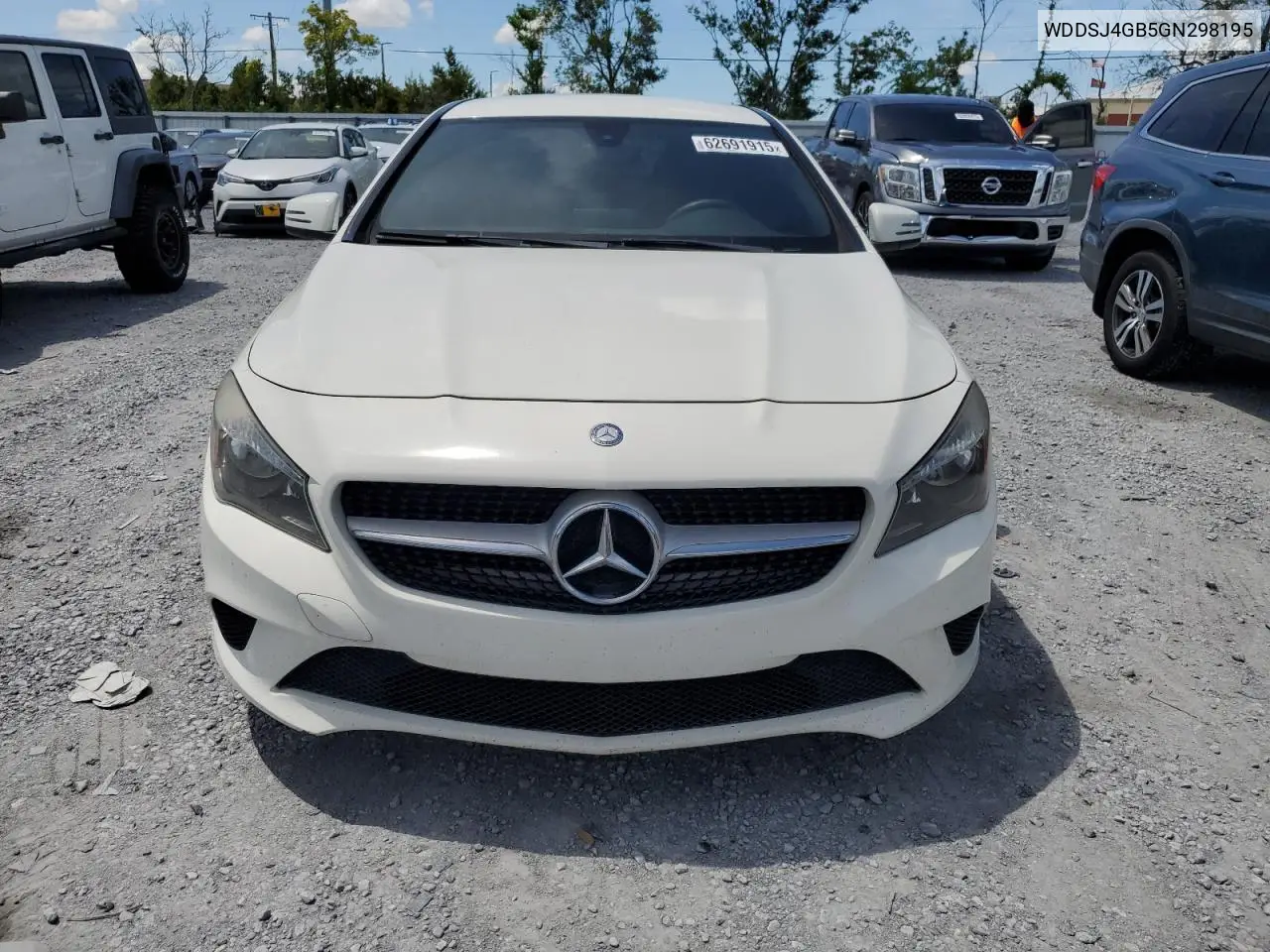 2016 Mercedes-Benz Cla 250 4Matic VIN: WDDSJ4GB5GN298195 Lot: 62691915