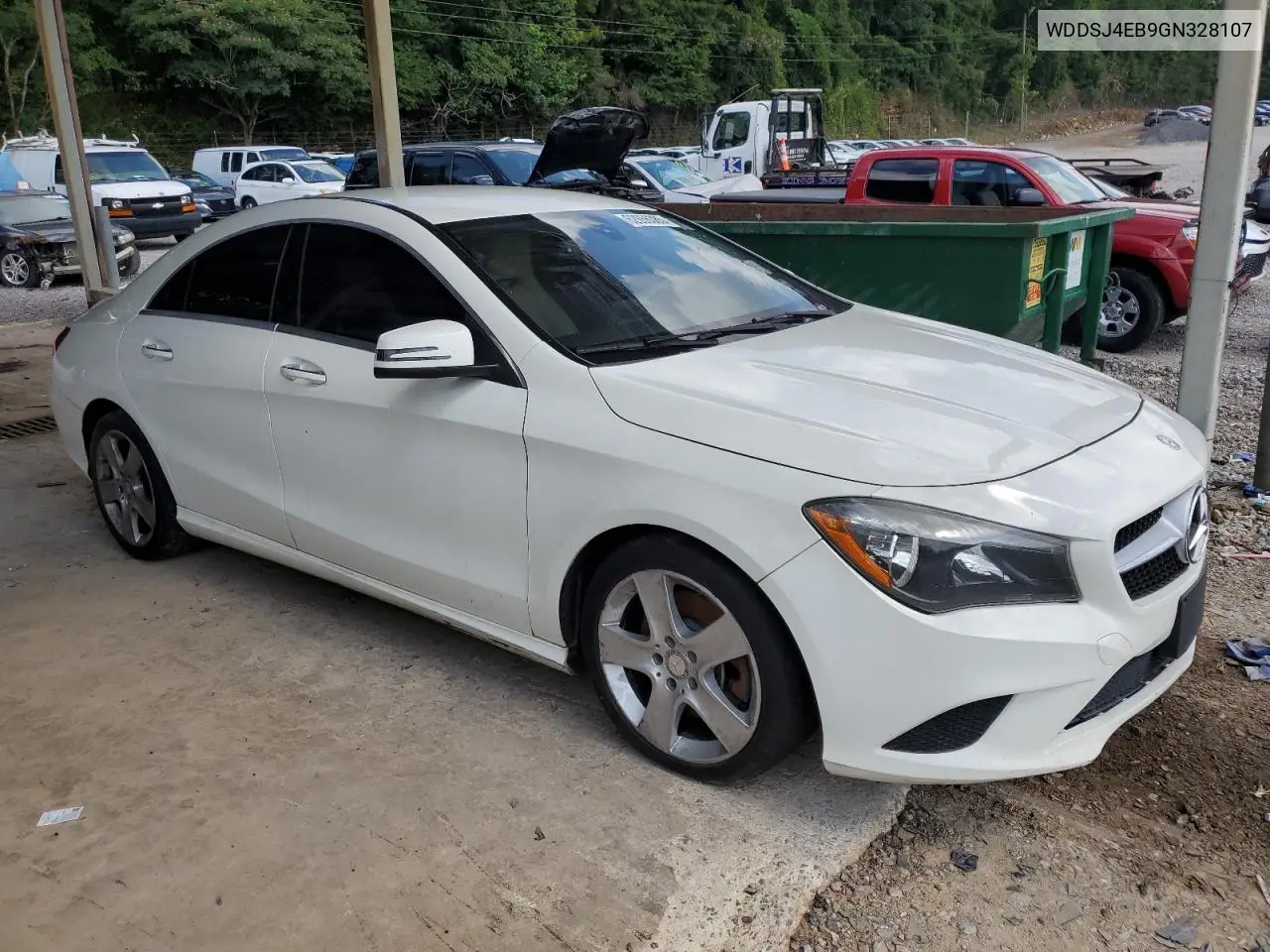 2016 Mercedes-Benz Cla 250 VIN: WDDSJ4EB9GN328107 Lot: 62856385