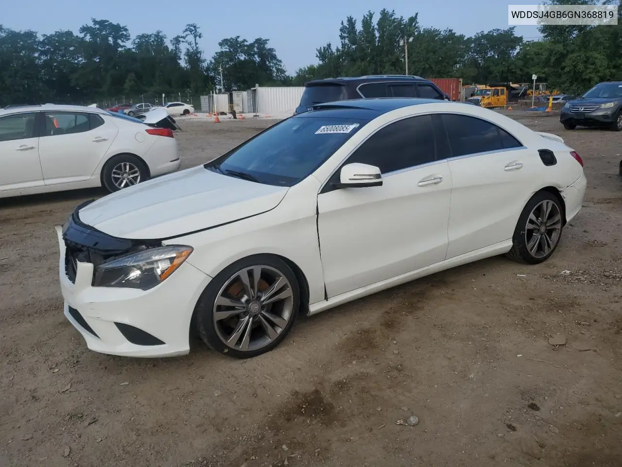 2016 Mercedes-Benz Cla 250 4Matic VIN: WDDSJ4GB6GN368819 Lot: 65008085