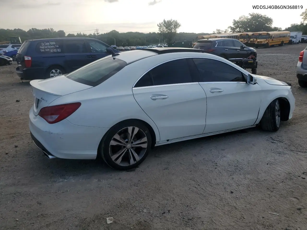 2016 Mercedes-Benz Cla 250 4Matic VIN: WDDSJ4GB6GN368819 Lot: 65008085