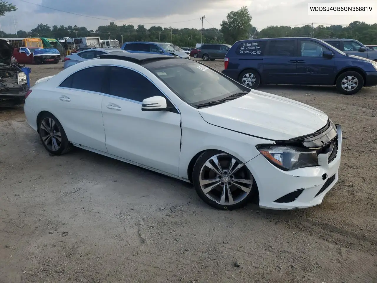 2016 Mercedes-Benz Cla 250 4Matic VIN: WDDSJ4GB6GN368819 Lot: 65008085