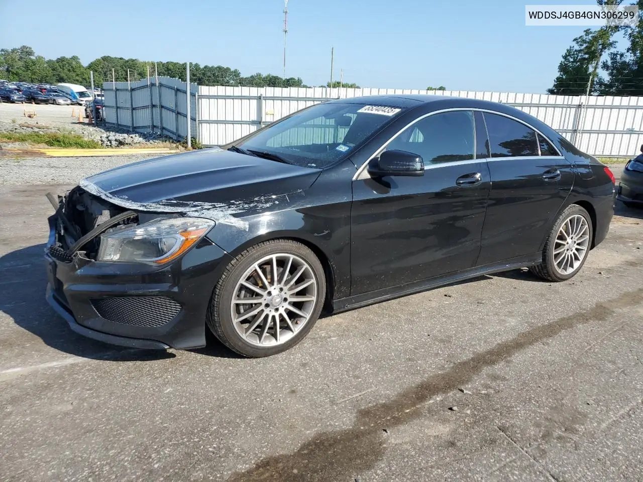 2016 Mercedes-Benz Cla 250 4Matic VIN: WDDSJ4GB4GN306299 Lot: 65240435