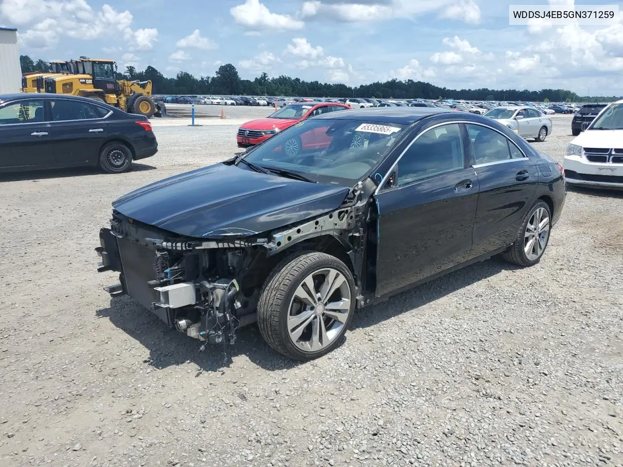 2016 Mercedes-Benz Cla 250 VIN: WDDSJ4EB5GN371259 Lot: 65335865