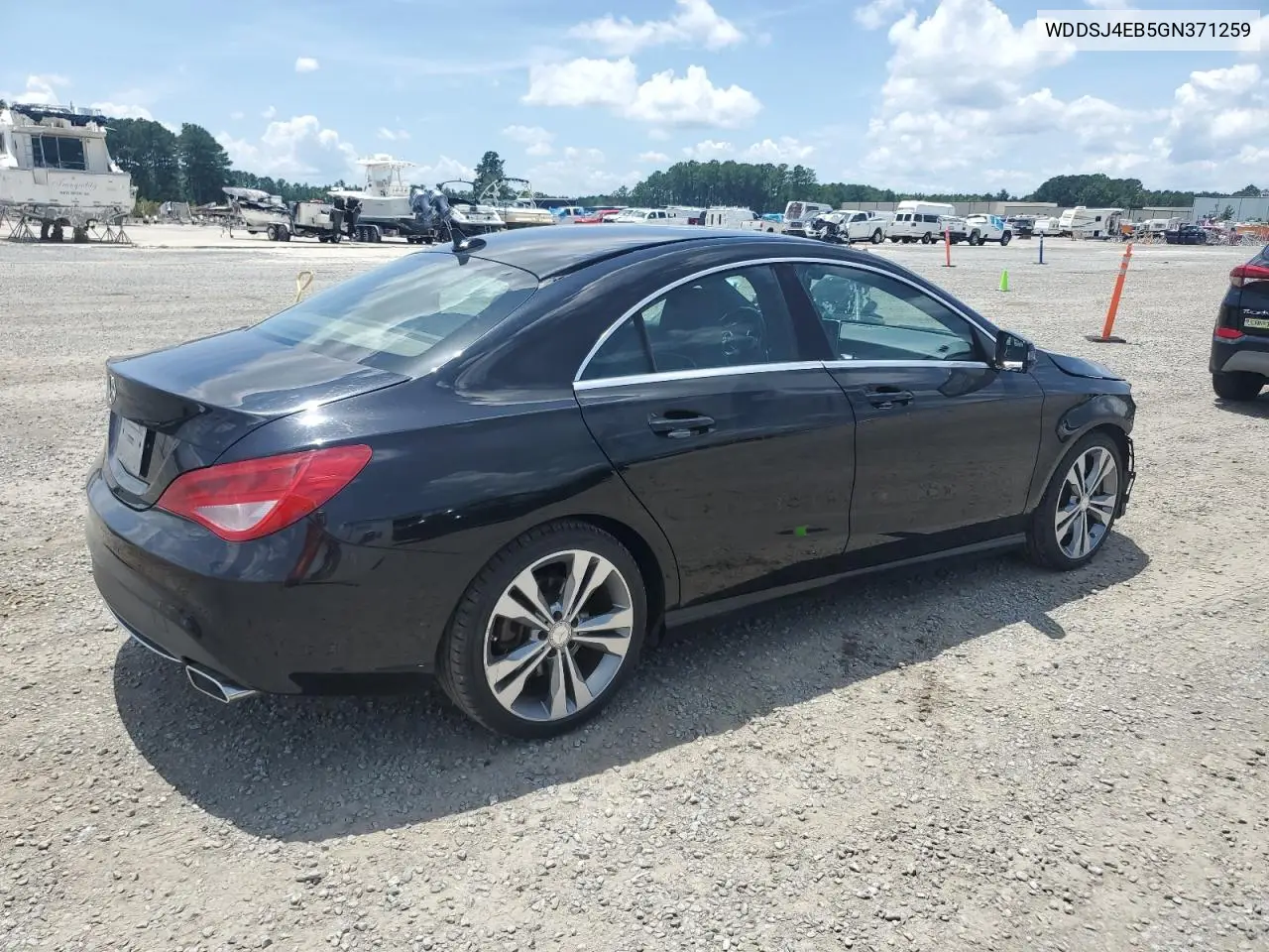 2016 Mercedes-Benz Cla 250 VIN: WDDSJ4EB5GN371259 Lot: 65335865