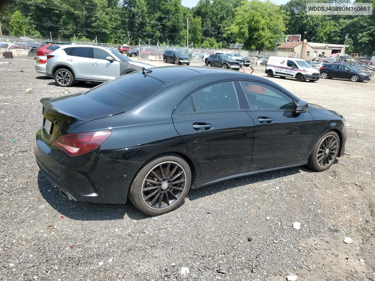 2016 Mercedes-Benz Cla 250 4Matic VIN: WDDSJ4GB8GN360687 Lot: 65546825