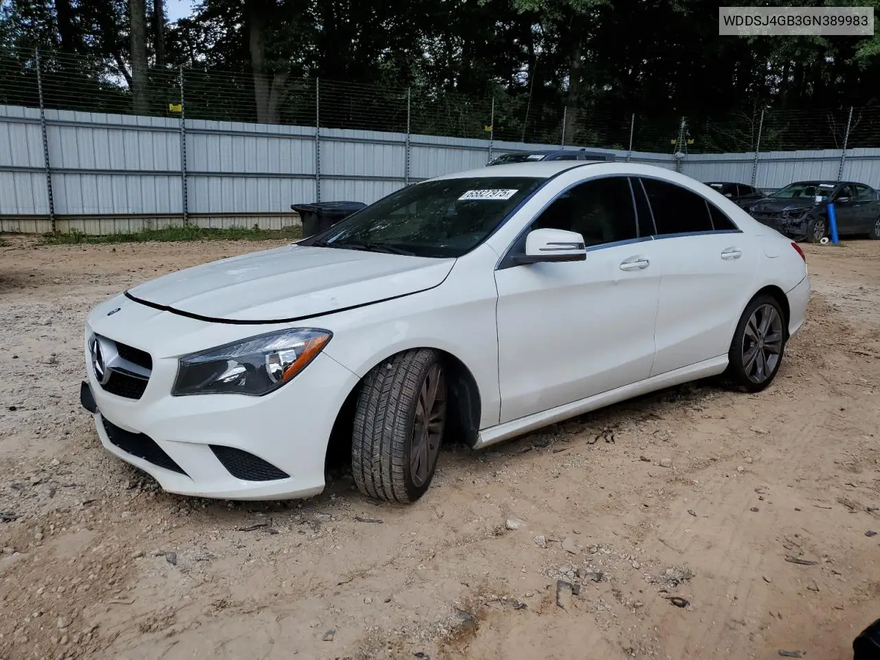 2016 Mercedes-Benz Cla 250 4Matic VIN: WDDSJ4GB3GN389983 Lot: 65827975