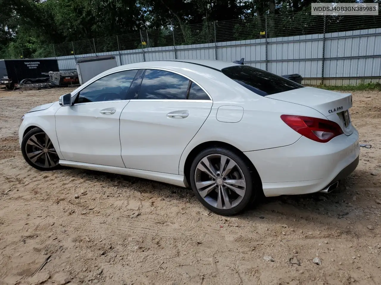 2016 Mercedes-Benz Cla 250 4Matic VIN: WDDSJ4GB3GN389983 Lot: 65827975