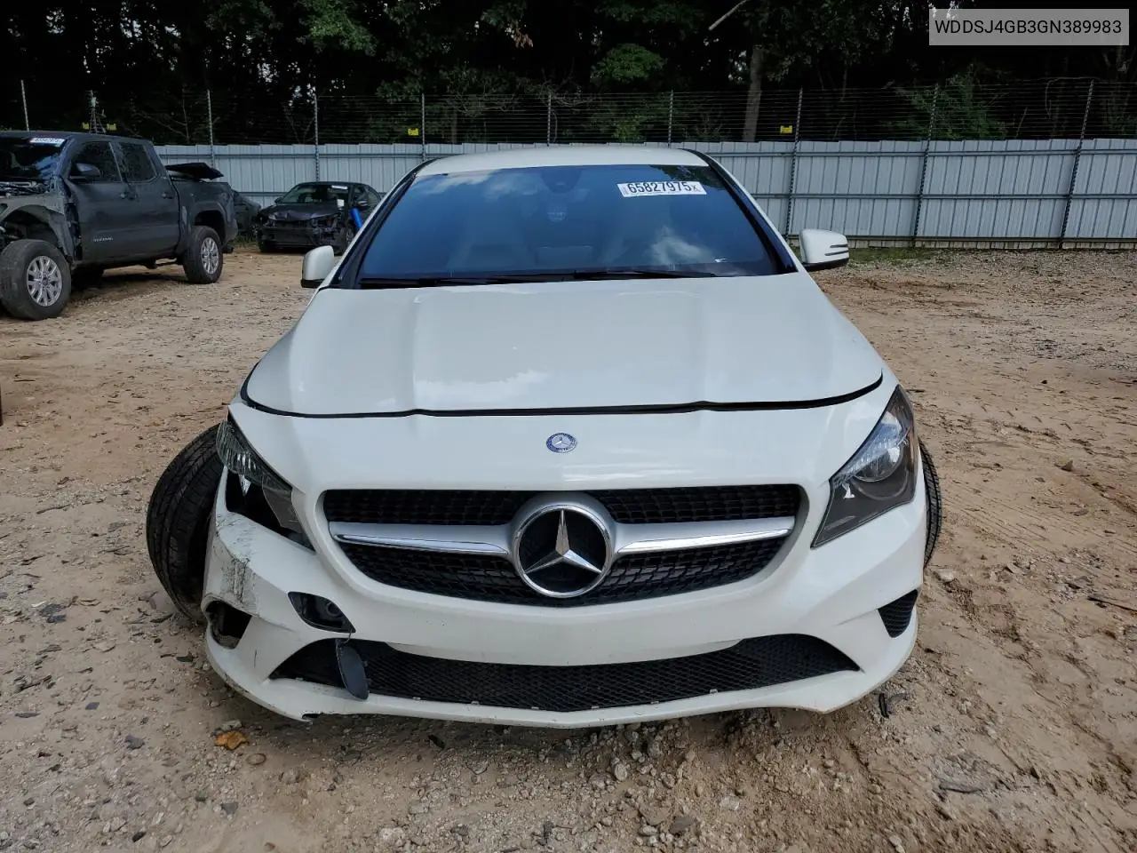 2016 Mercedes-Benz Cla 250 4Matic VIN: WDDSJ4GB3GN389983 Lot: 65827975