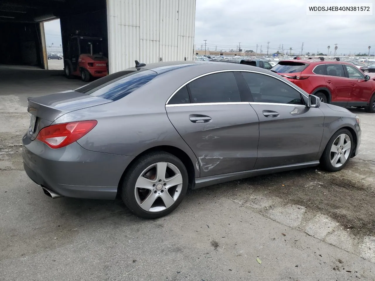 2016 Mercedes-Benz Cla 250 VIN: WDDSJ4EB4GN381572 Lot: 89383765