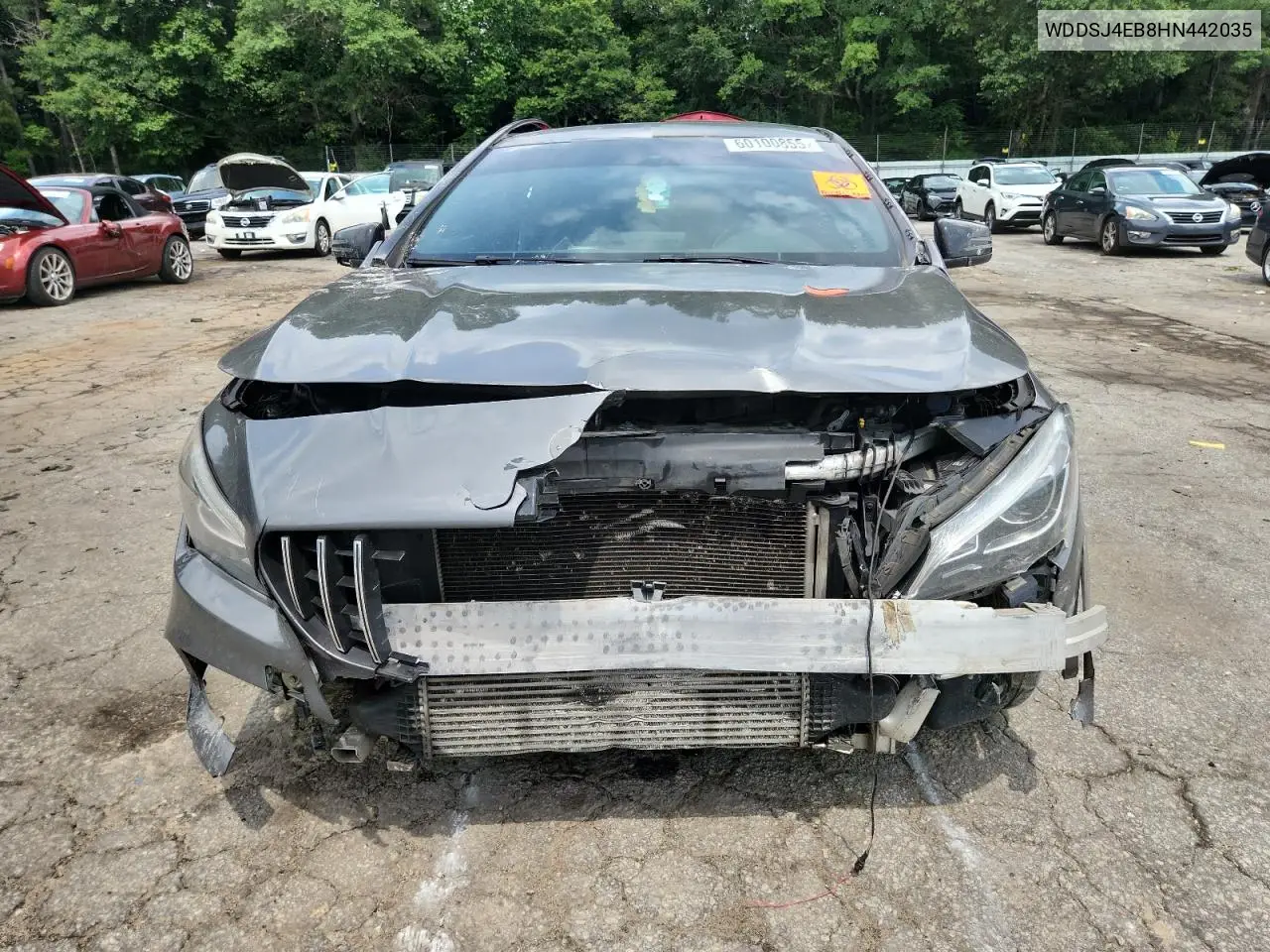 2017 Mercedes-Benz Cla 250 VIN: WDDSJ4EB8HN442035 Lot: 60100855