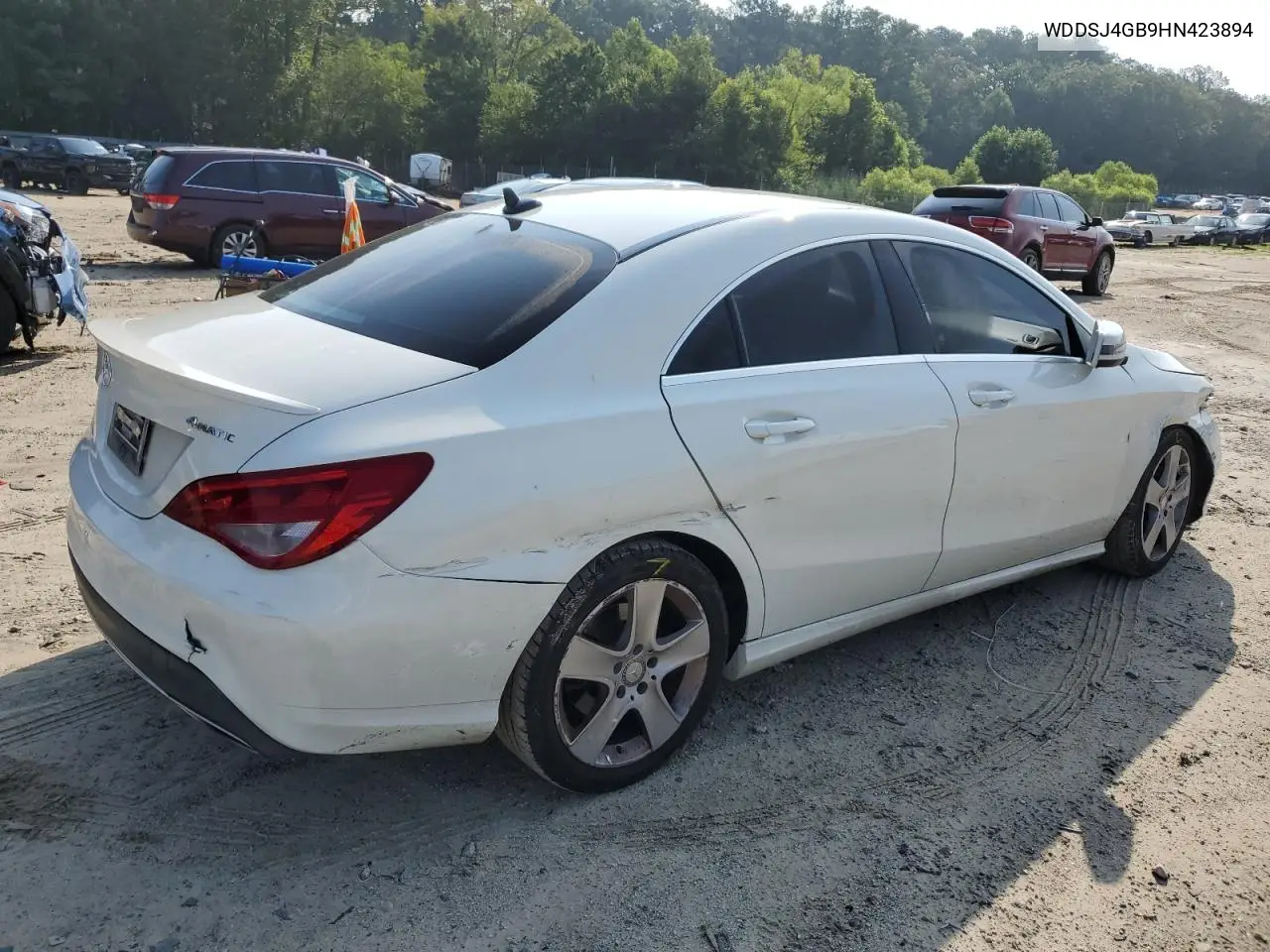 2017 Mercedes-Benz Cla 250 4Matic VIN: WDDSJ4GB9HN423894 Lot: 62673625