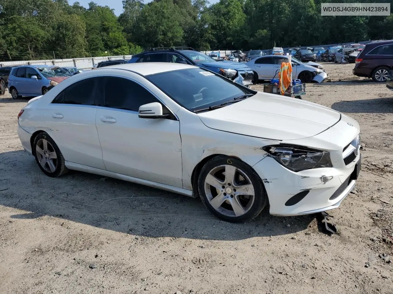 2017 Mercedes-Benz Cla 250 4Matic VIN: WDDSJ4GB9HN423894 Lot: 62673625