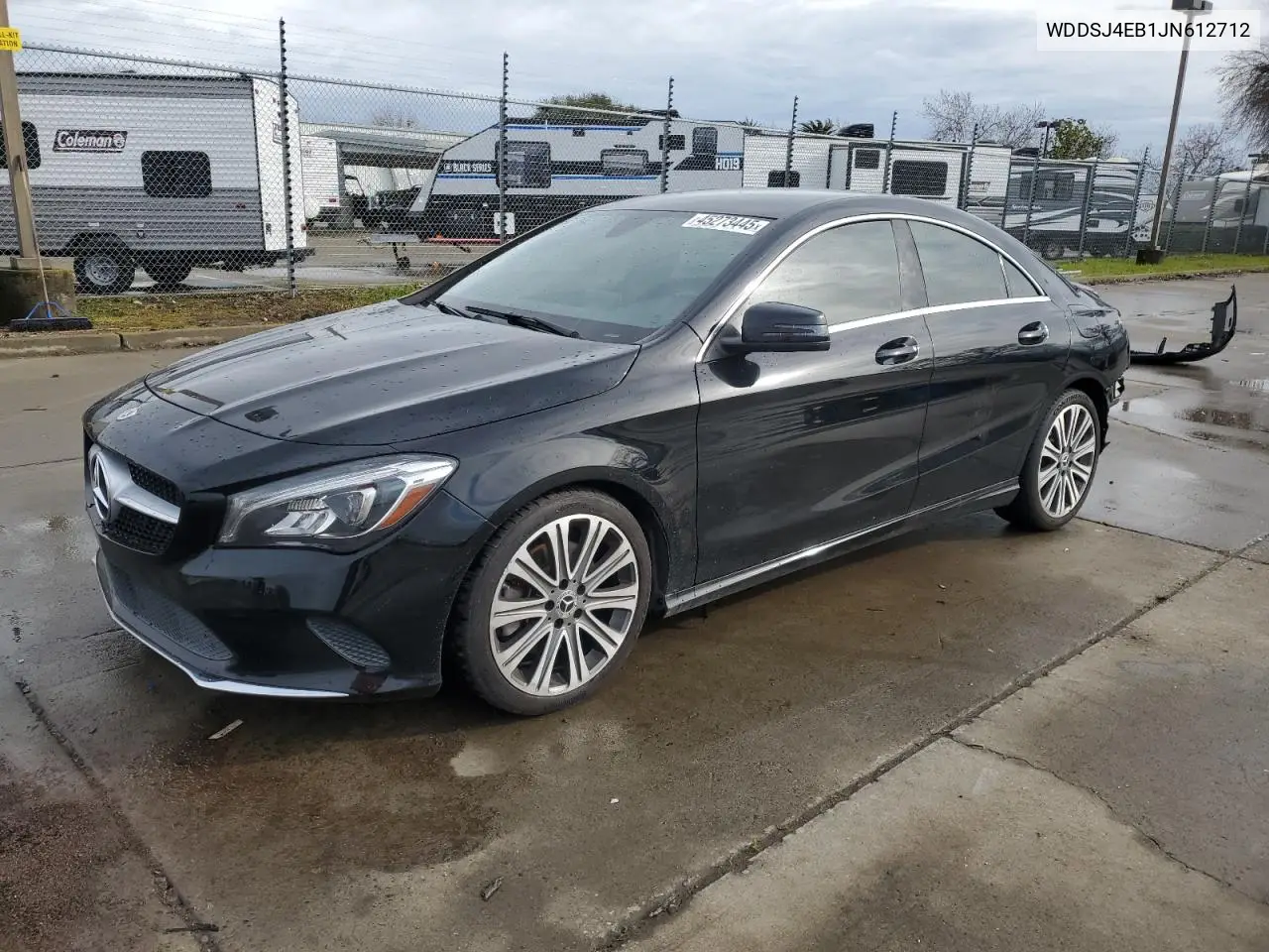 2018 Mercedes-Benz Cla 250 VIN: WDDSJ4EB1JN612712 Lot: 45273445