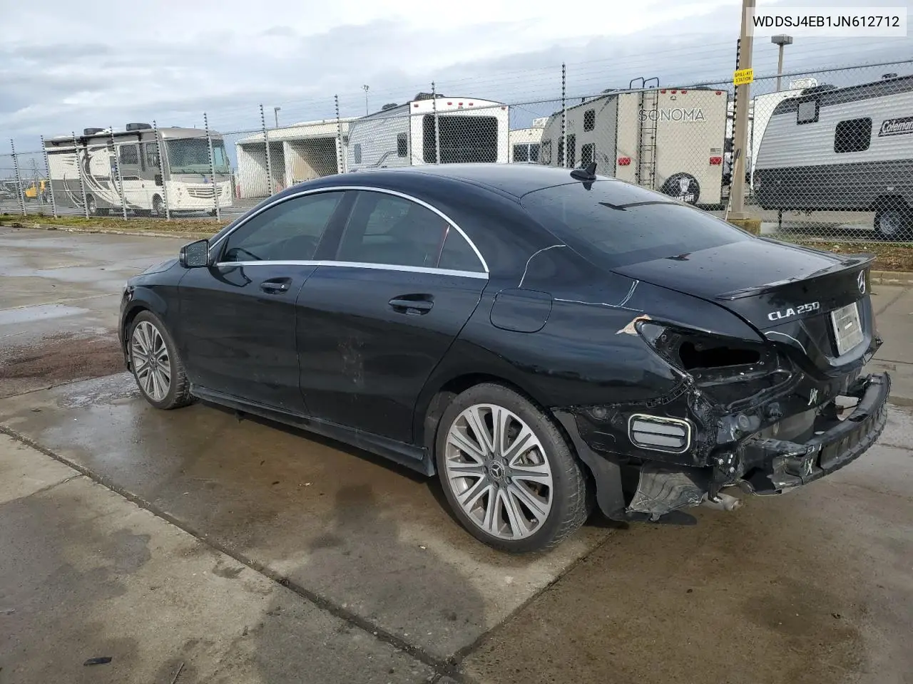 2018 Mercedes-Benz Cla 250 VIN: WDDSJ4EB1JN612712 Lot: 45273445