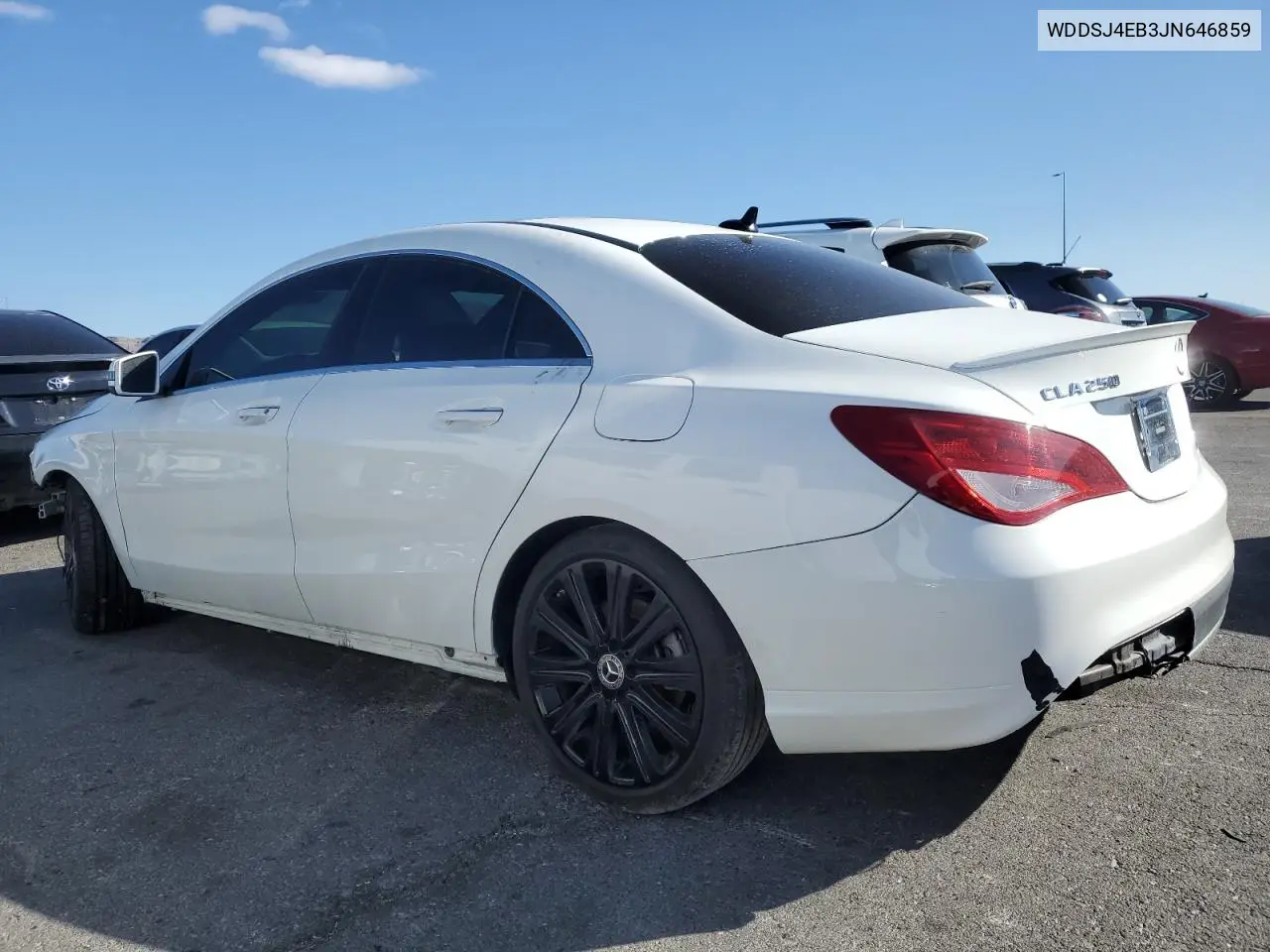 2018 Mercedes-Benz Cla 250 VIN: WDDSJ4EB3JN646859 Lot: 50578575