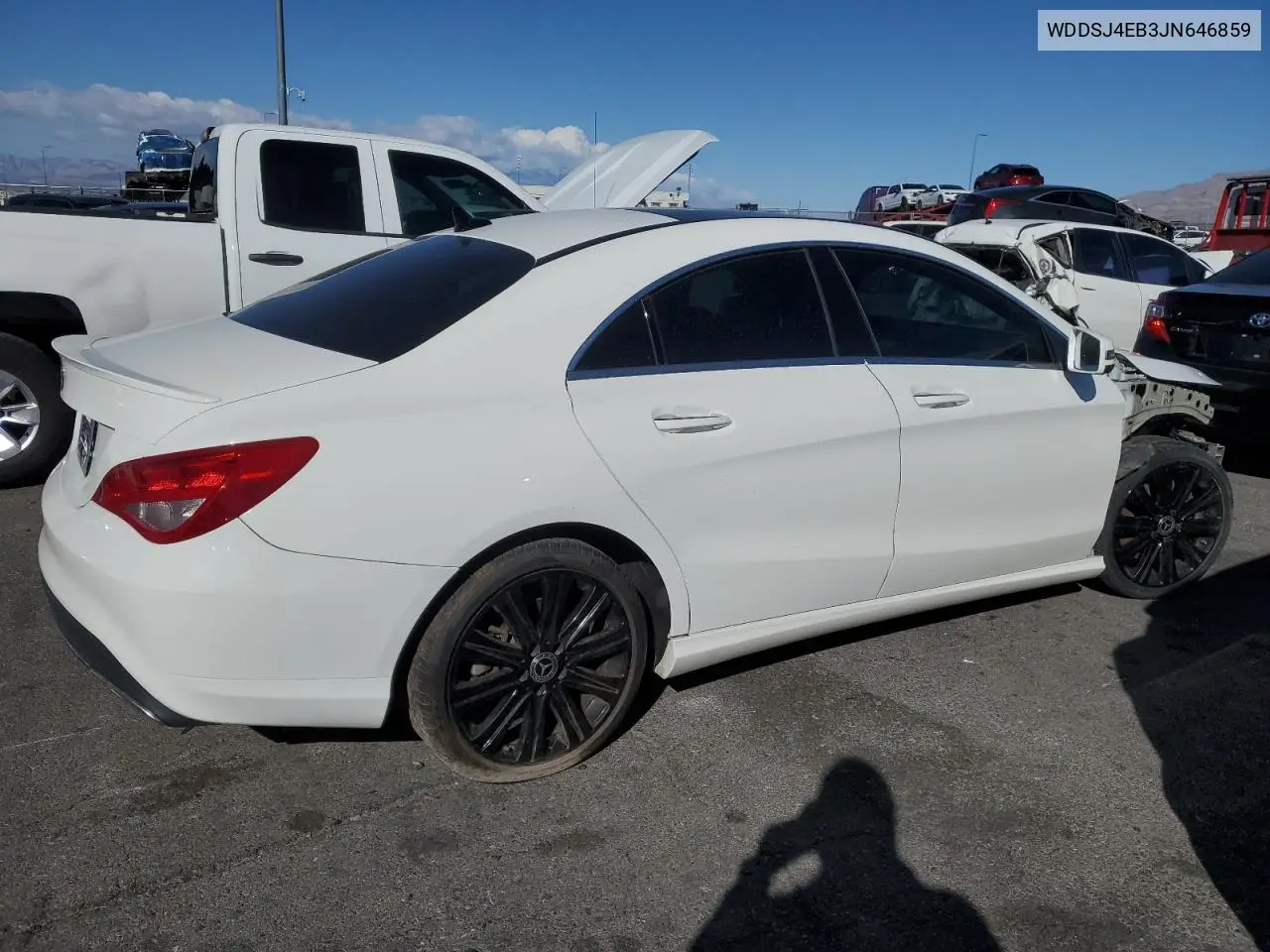 2018 Mercedes-Benz Cla 250 VIN: WDDSJ4EB3JN646859 Lot: 50578575