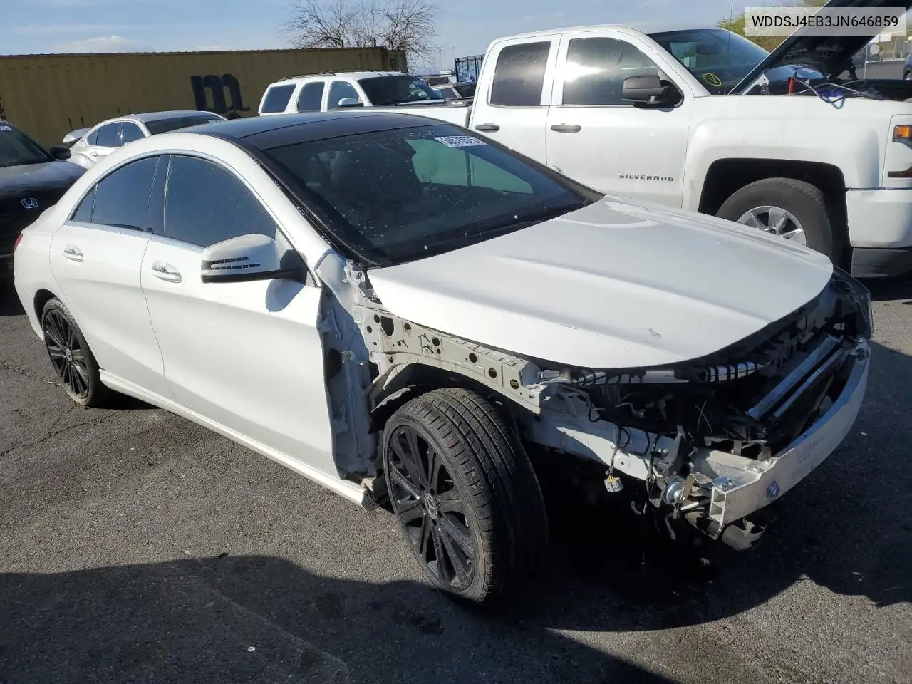 2018 Mercedes-Benz Cla 250 VIN: WDDSJ4EB3JN646859 Lot: 50578575