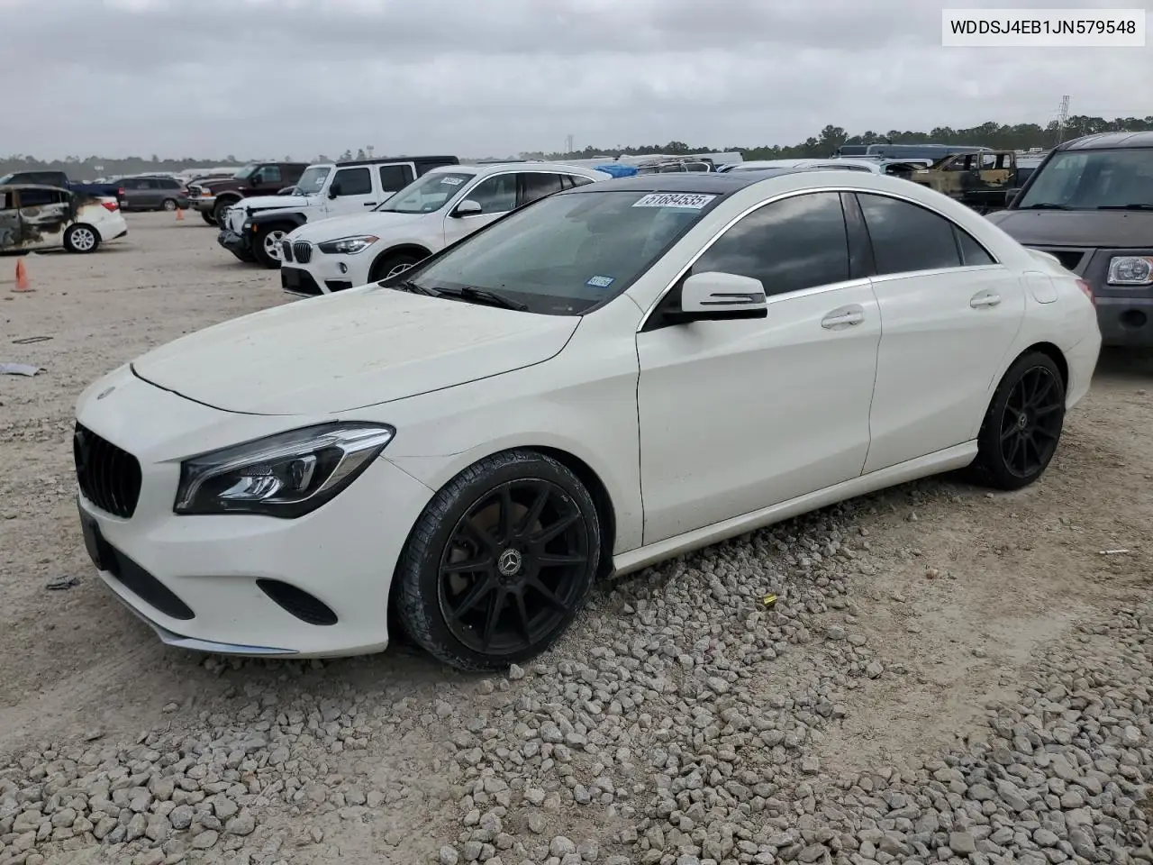2018 Mercedes-Benz Cla 250 VIN: WDDSJ4EB1JN579548 Lot: 51684535