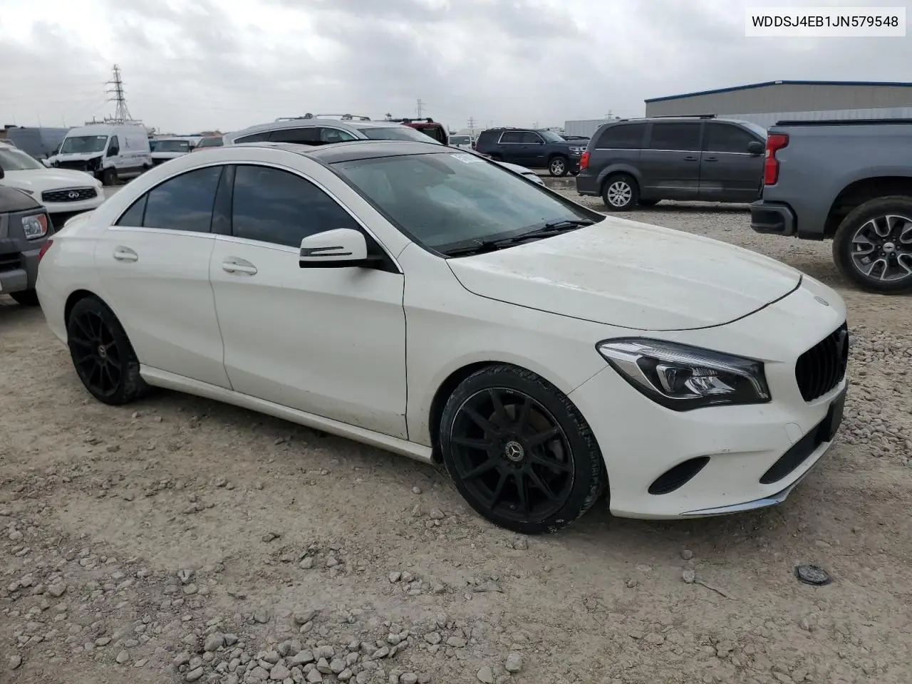 2018 Mercedes-Benz Cla 250 VIN: WDDSJ4EB1JN579548 Lot: 51684535