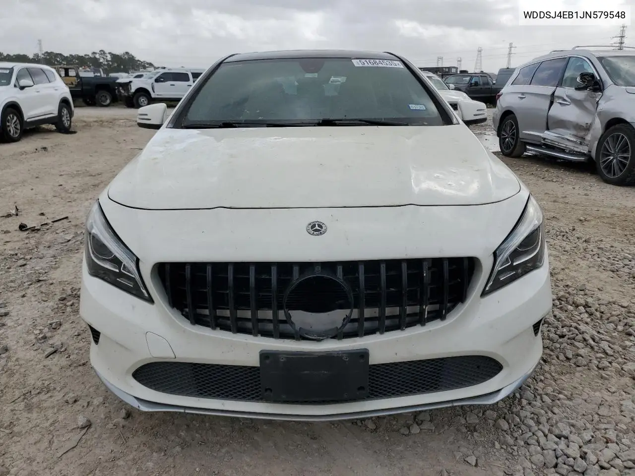 2018 Mercedes-Benz Cla 250 VIN: WDDSJ4EB1JN579548 Lot: 51684535