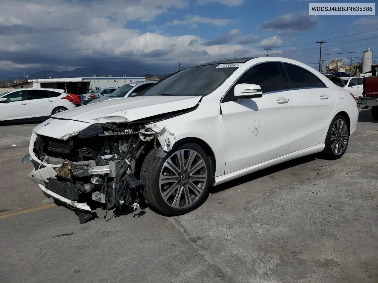 2018 Mercedes-Benz Cla 250 VIN: WDDSJ4EB8JN635386 Lot: 57056045