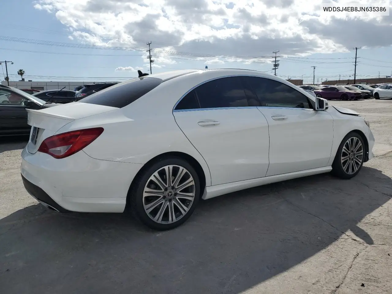 2018 Mercedes-Benz Cla 250 VIN: WDDSJ4EB8JN635386 Lot: 57056045
