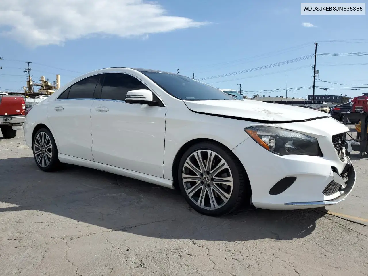 2018 Mercedes-Benz Cla 250 VIN: WDDSJ4EB8JN635386 Lot: 57056045