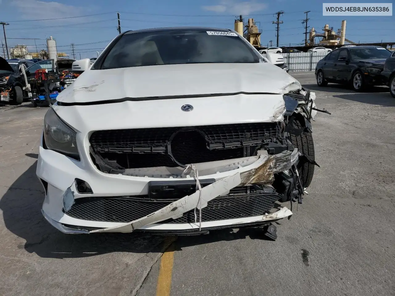 2018 Mercedes-Benz Cla 250 VIN: WDDSJ4EB8JN635386 Lot: 57056045