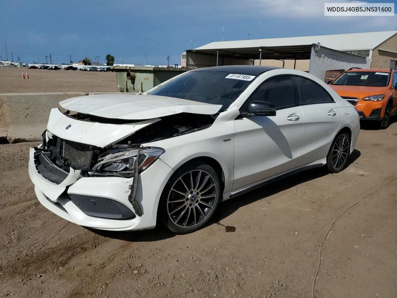 2018 Mercedes-Benz Cla 250 4Matic VIN: WDDSJ4GB5JN531600 Lot: 61187985
