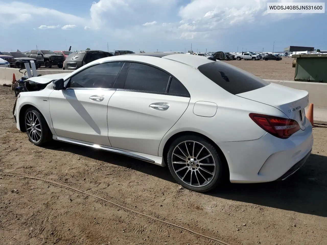 2018 Mercedes-Benz Cla 250 4Matic VIN: WDDSJ4GB5JN531600 Lot: 61187985